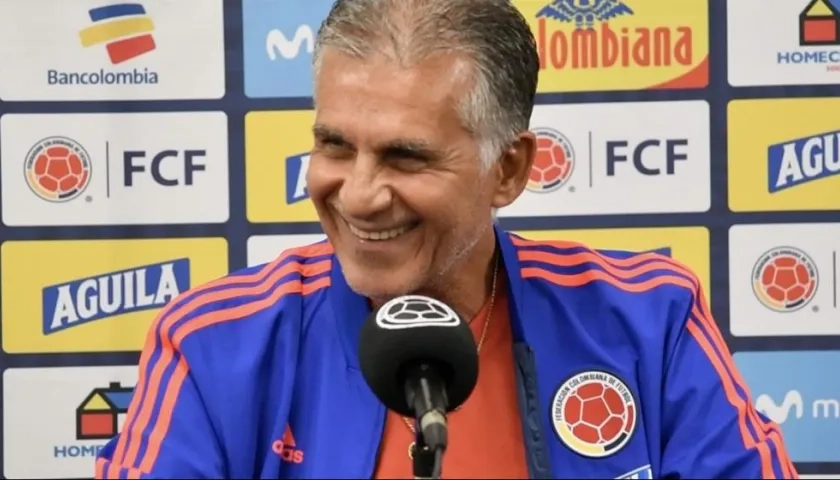 Carlos Queiroz, DT saliente de la Selección Colombia.