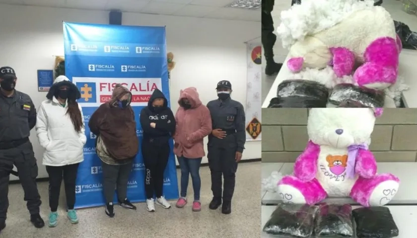 Cinco personas fueron capturadas durante los operativos. 