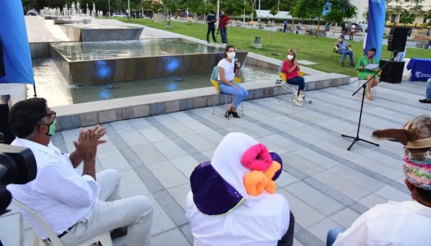 Presentación del portafolio de estímulos.