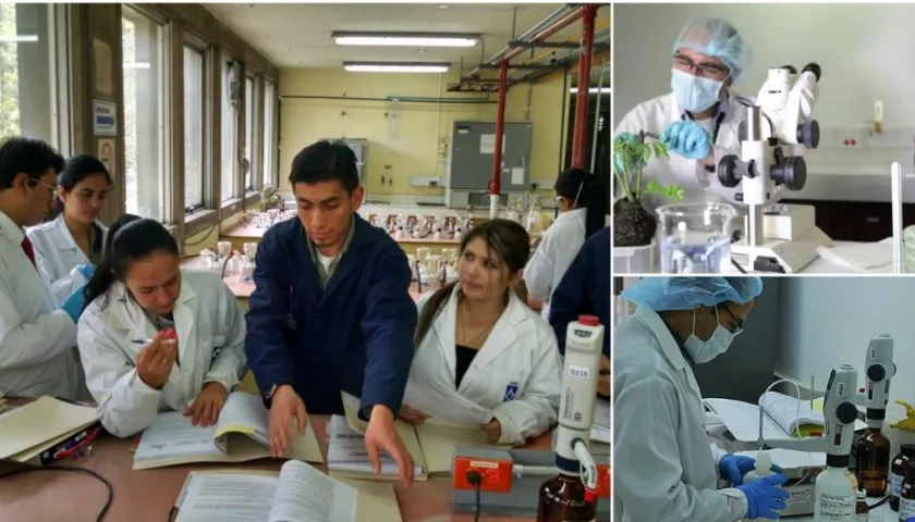 Laboratorio de suelos del IGAC.