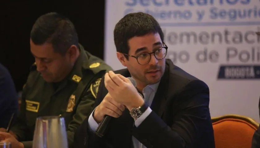 El Secretario de Gobierno Distrital, Clemente Fajardo Chams
