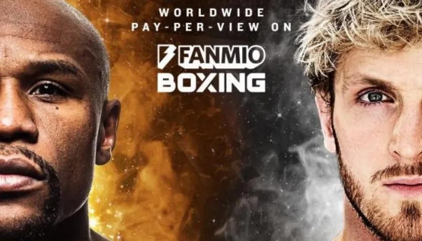 Floyd Mayweather Jr y Logan Paul.