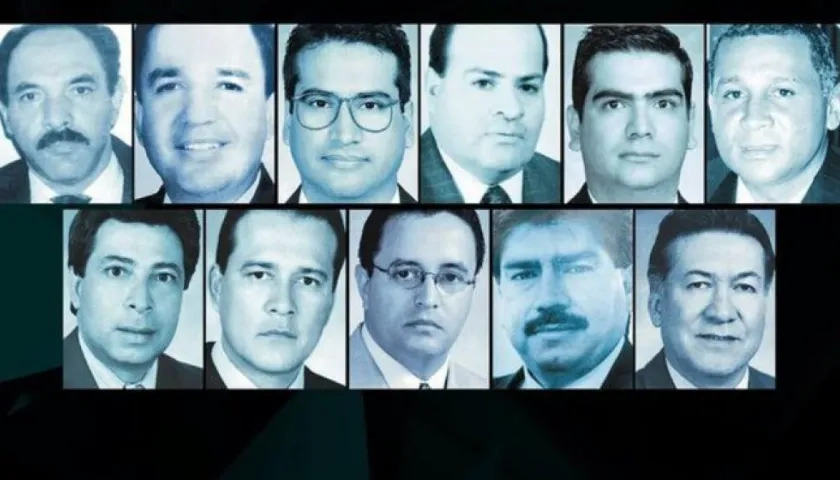 Los 11 diputados asesinados.
