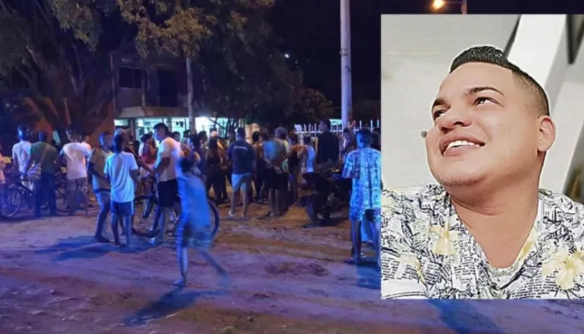 La víctima Jairo Negrete Arenga.