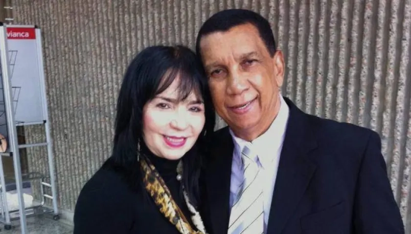 José Daníes Pana (Q.E.P.D.) en compañía de su inseparable esposa Betty Echeverría.