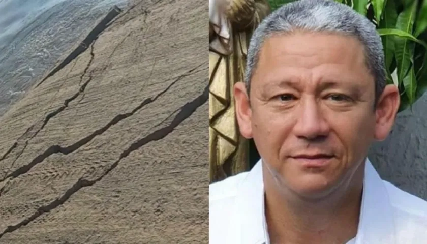 El alcalde de Salamina, Luis Ramón Orozco.