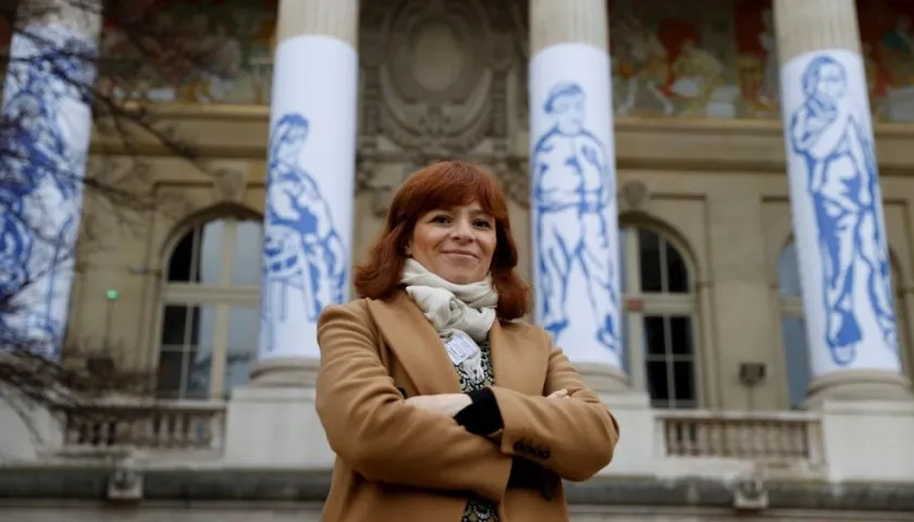 La artista colombiana Andrea Acosta.