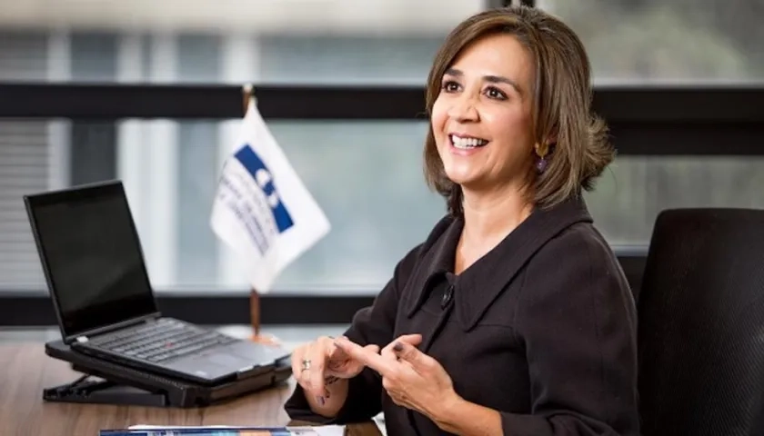 Sandra Forero, presidenta de Camacol.