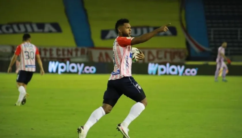 Miguel Ángel Borja, goleador de Junior. 