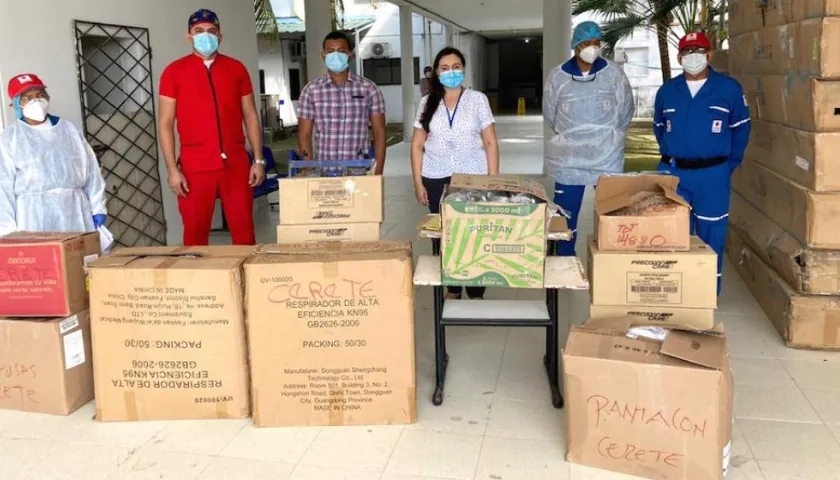 El lote de elementos entregados.