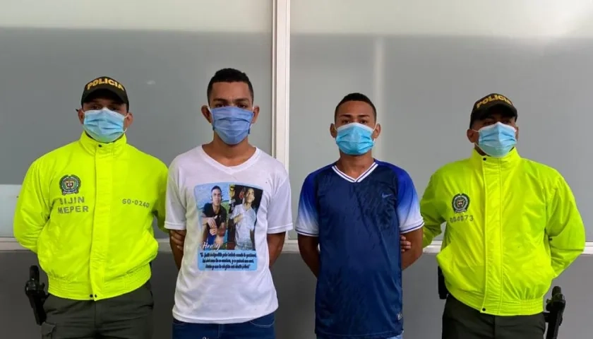 Johandrys Jesús Contreras Montero y Carlos Alberto Cortés De la Hoz.