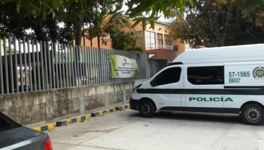 El cadáver del venezolano fue llevado a Medicina Legal. 