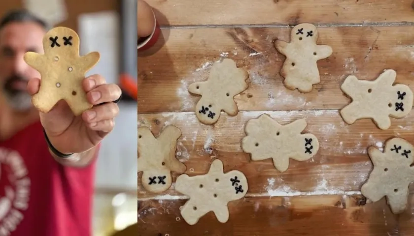 Las galletas que crearon.