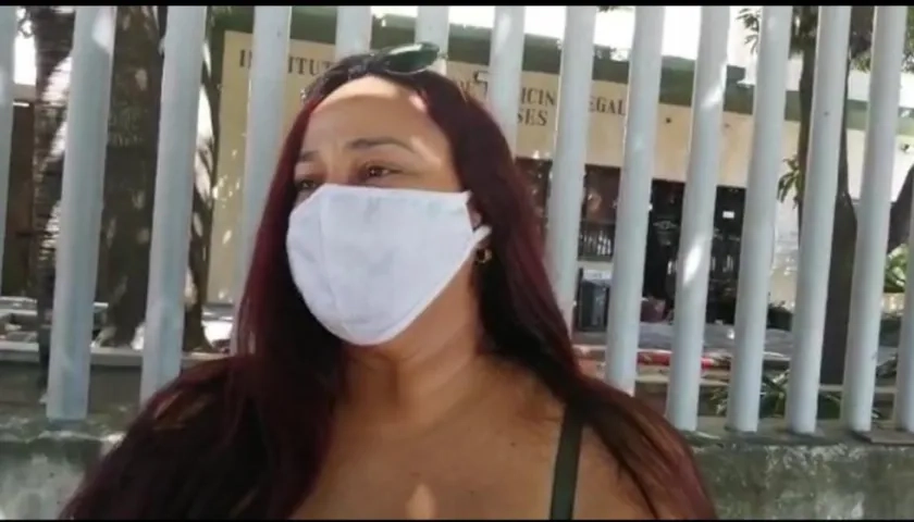 Milena Obeso, sobrina de la víctima.