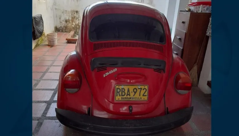 El vehículo verdadero cuya matrícula fue clonada.