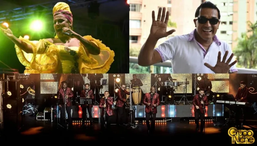 Maía, Checo Acosta y el Grupo Niche.