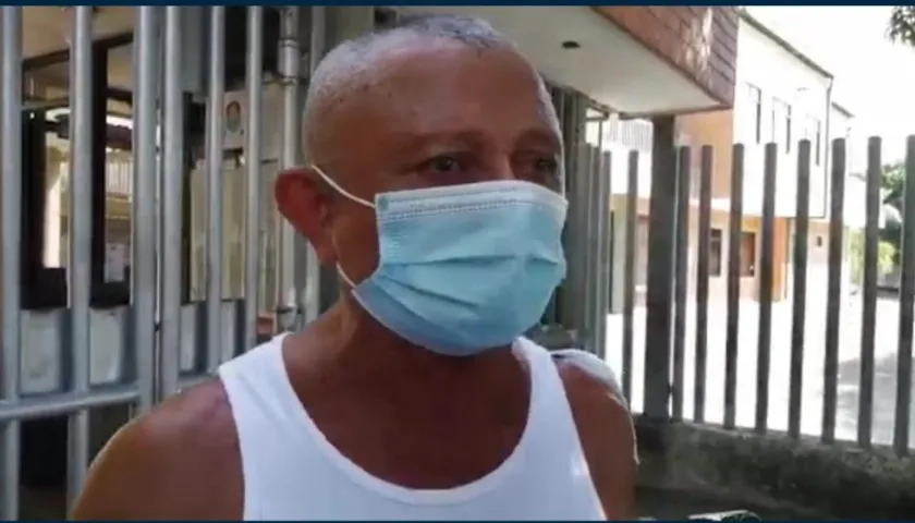 Pablo Milciades Gamarra Caballero, mototaxista herido en atraco. 