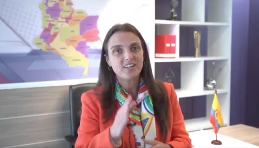 La Ministra de las TIC, Karen Abudinen.