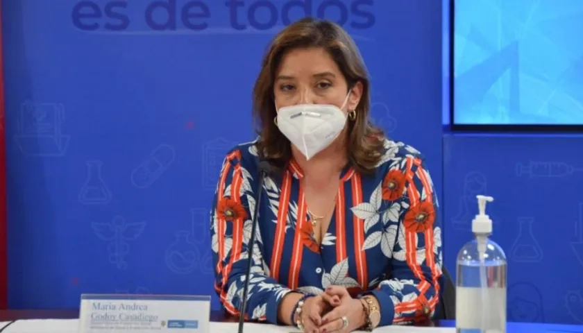 María Andrea Godoy Casadiego, Viceministra de Protección Social.