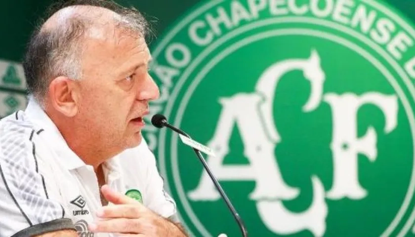 Paulo Magro, presidente del Chapecoense.