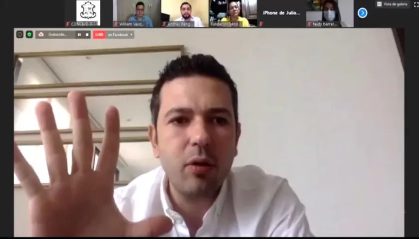 Juan Camilo Fuentes, presidente del Concejo de Barranquilla.