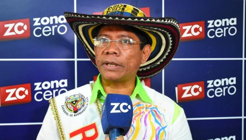Alcides Romero, Rey Momo del Carnaval de Barranquilla 2020.