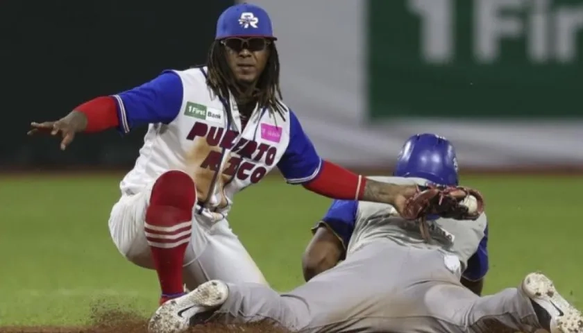 Una imagen del partido.