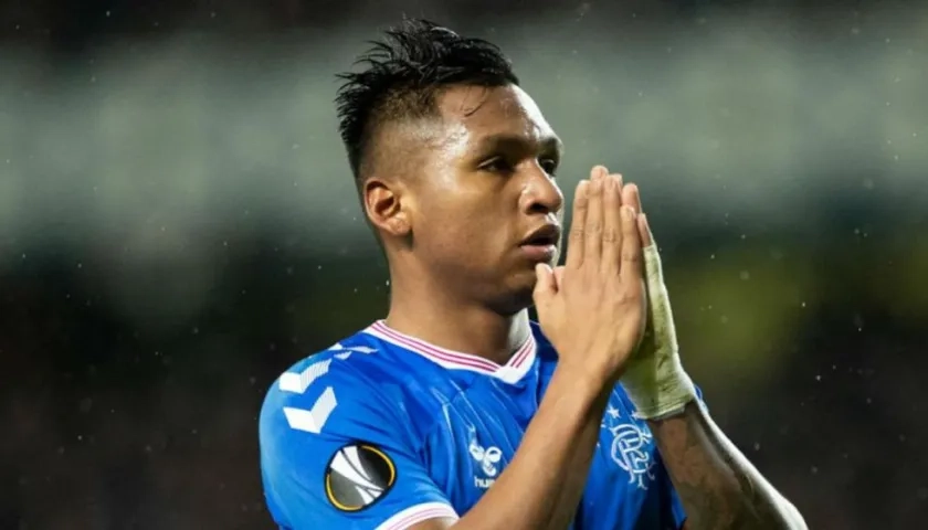 El colombiano Alfredo Morelos.