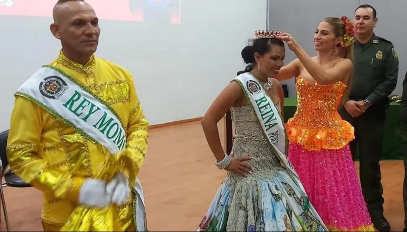 El acto de coronación.