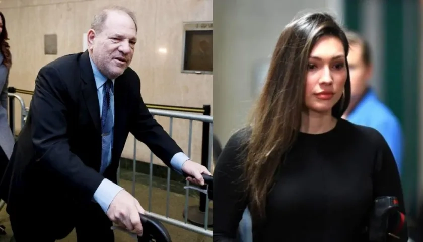 Harvey Weinstein y Jessica Mann.