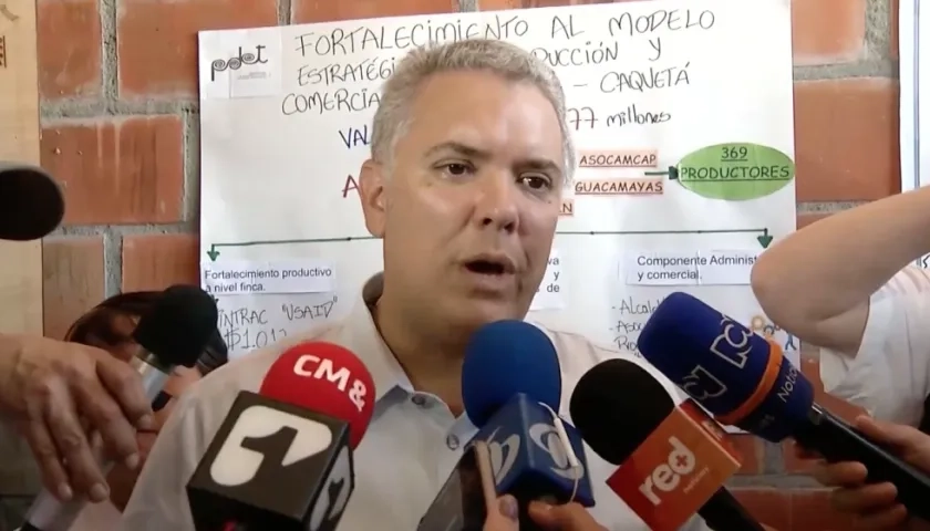 El Presidente de la República, Iván Duque.