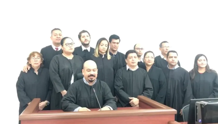 Jueces del Sistema Penal Oral Acusatorio del Distrito.