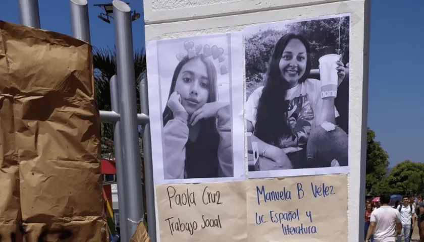 Las jóvenes asesinadas.