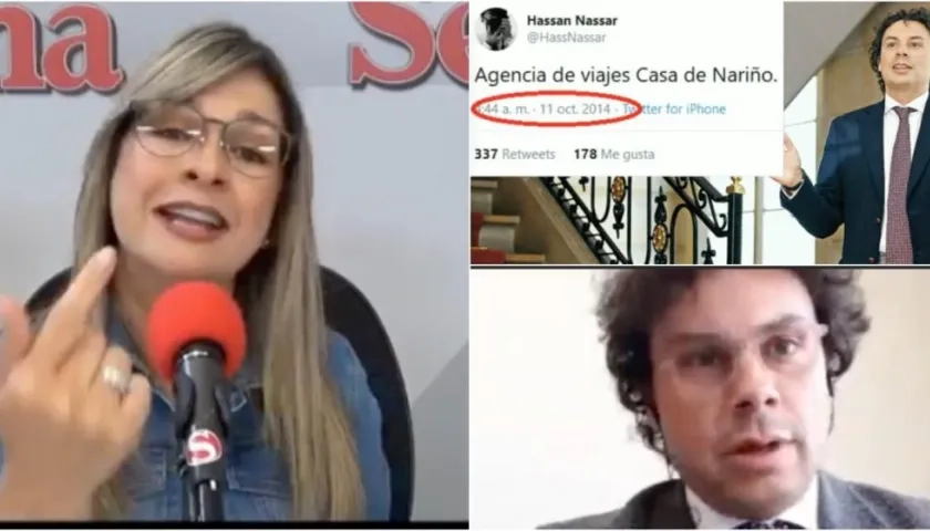 Vicky Dávila dijo que no permite que le falten el respeto.