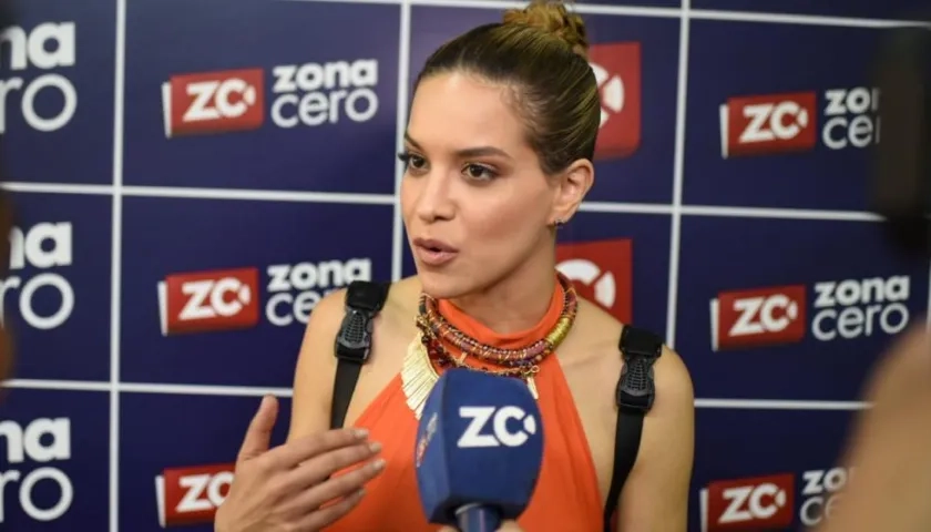 Giselle Lacouture, cantante y Reina del Carnaval 2010.