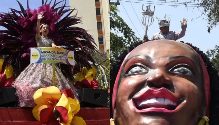 Los Reyes Infantiles Miranda Torres e Isaac Rodríguez.