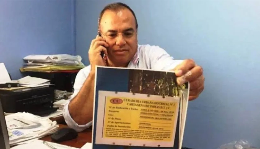 Ronald Llamas Bustos, curador urbano No 1 de Cartagena.