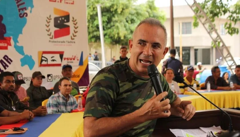 El dirigente chavista, reddy Bernal.