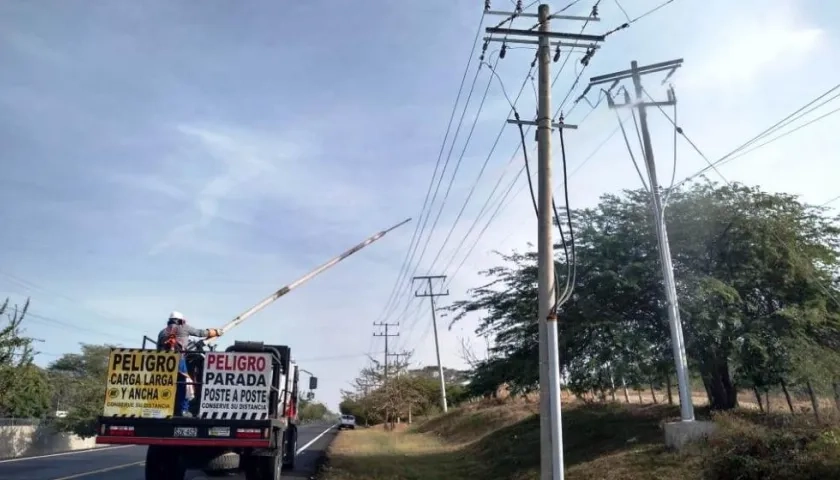 La empresa hará lavado de redes eléctricas.