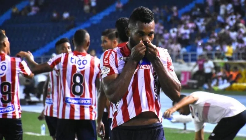 Miguel Borja, jugador del Atlético Junior.