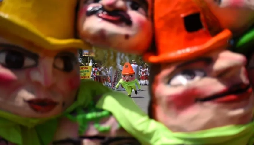 Los Cabezones, siempre presentes en el Carnaval.