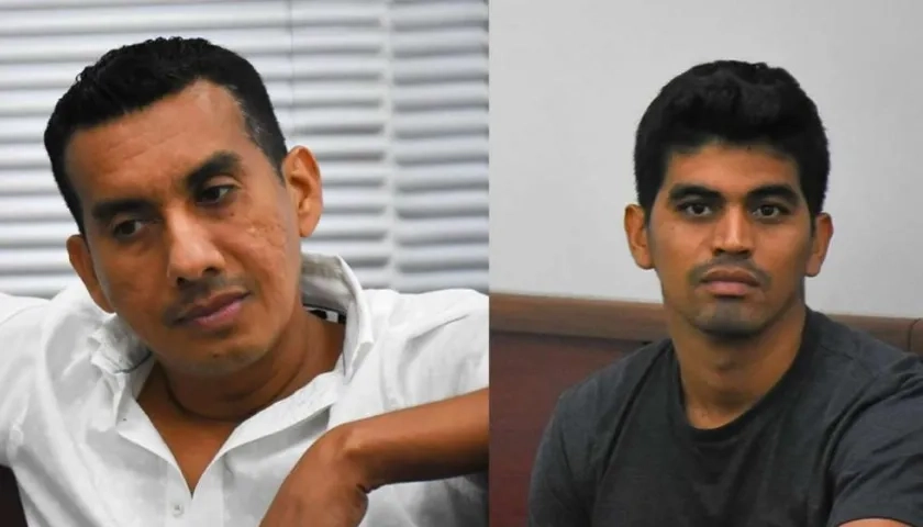 Alejandro Hernández Vidal y su sobrino Chaheer Abauu Hernández.