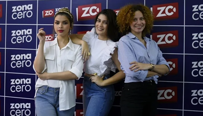 Meryann Rodríguez, Iris De La Ossa y Evelia Betancourt, actrices de la serie.