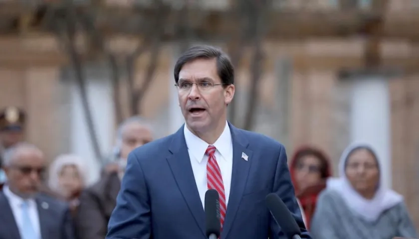 El secretario de Defensa de Estados Unidos, Mark Esper