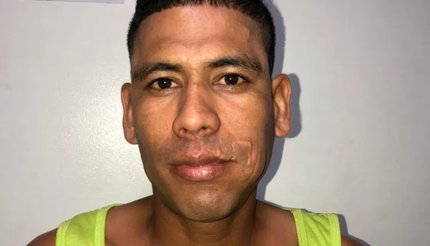 Moisés David Padilla Vanegas, capturado.