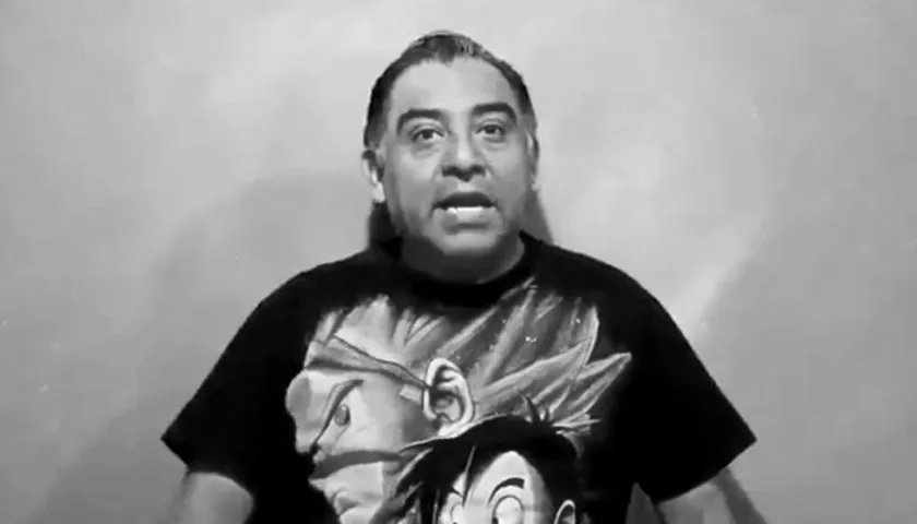 El actor de doblaje Luis Alfonso Mendoza.