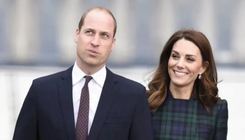 Duques de Cambridge Guillermo y Catalina.