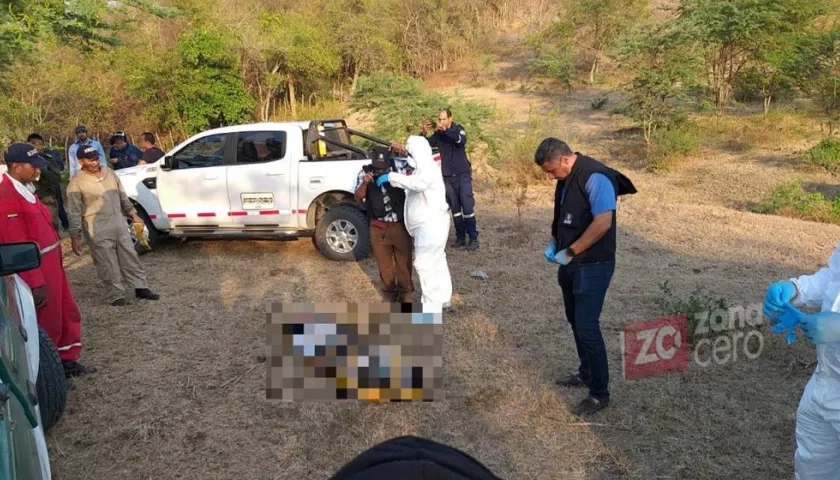 Lugar donde fue encontrado uno de los ambientalistas