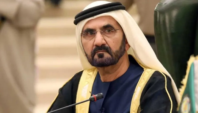  Mohamed bin Rashid Al Maktum, emir de Dubái.