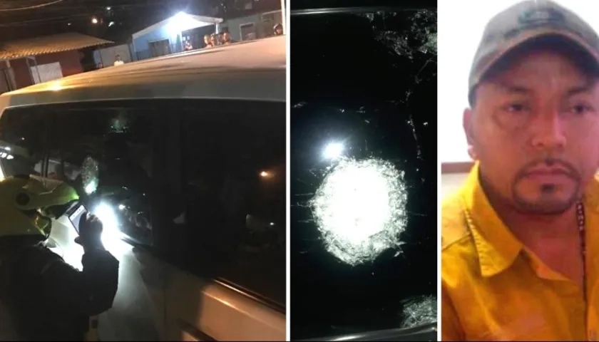 Víctima del atentado a bala en Santa Marta. 